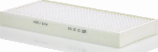 Mann-Filter CU 36 003 — Filtr kabinowy