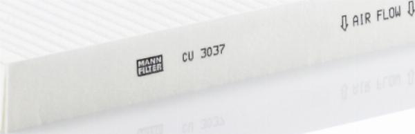 Mann-Filter CU 3037 — Filtr kabinowy