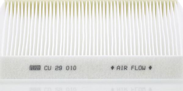 Mann-Filter CU 29 010 — Filtr kabinowy