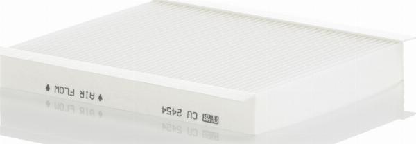 Mann-Filter CU 2454 — Filtr kabinowy