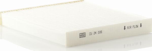 Mann-Filter CU 24 006 — Filtr kabinowy