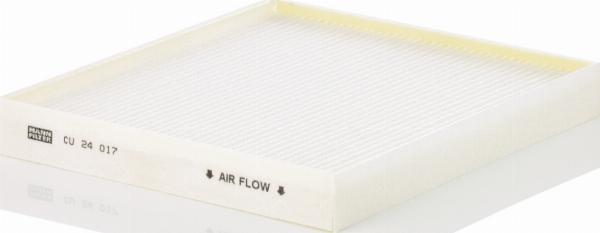 Mann-Filter CU 24 017 — Filtr kabinowy