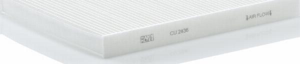 Mann-Filter CU 2436 — Filtr kabinowy