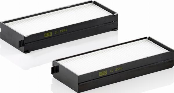 Mann-Filter CU 2542-2 — Filtr kabinowy
