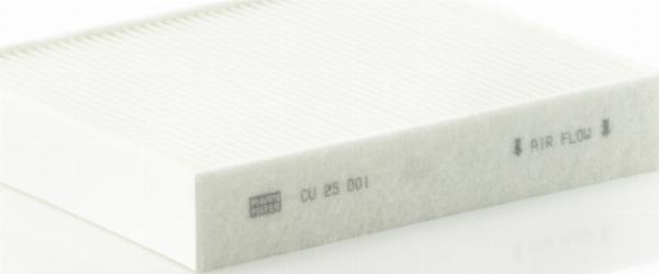 Mann-Filter CU 25 001 — Filtr kabinowy