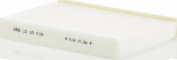 Mann-Filter CU 26 006 — Filtr kabinowy