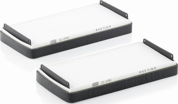 Mann-Filter CU 2745-2 — Filtr kabinowy