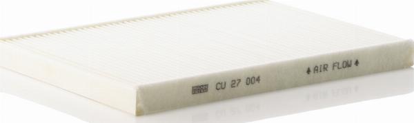 Mann-Filter CU 27 004 — Filtr kabinowy