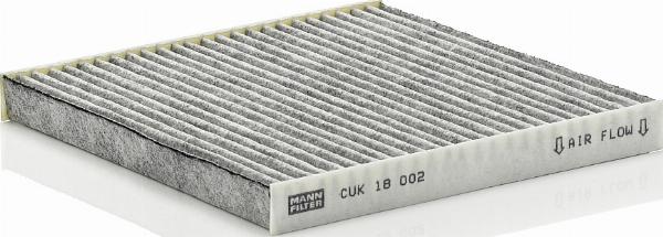 Mann-Filter CUK 18 002 — Filtr kabinowy
