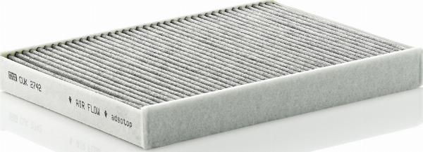 Mann-Filter CUK 2742 — Filtr kabinowy