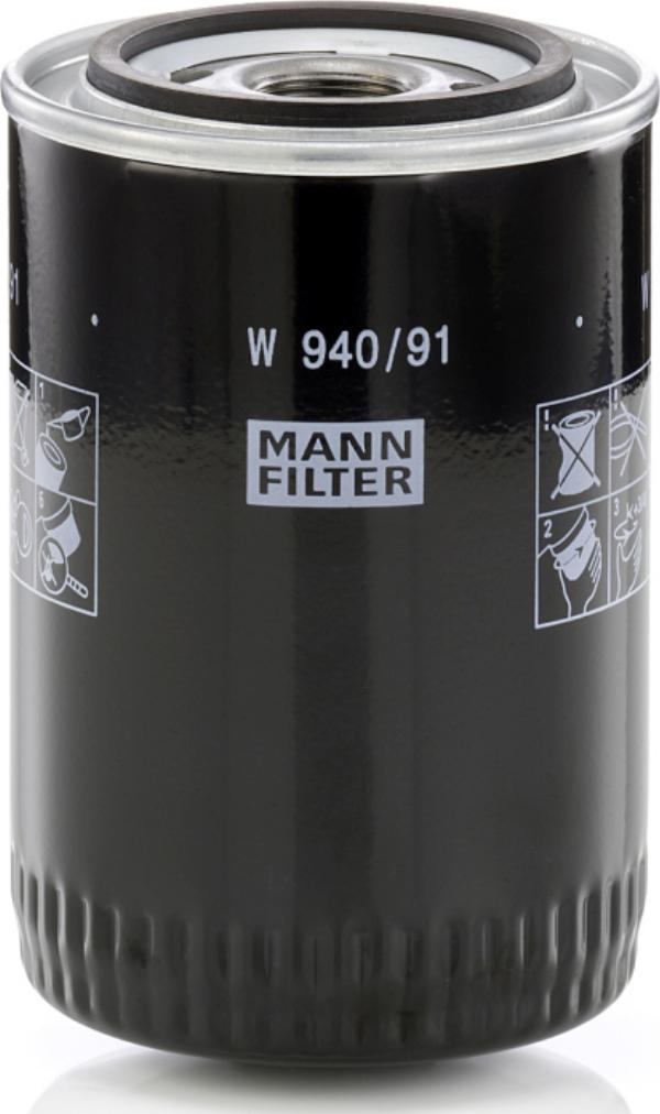 Mann-Filter W 940/91 — Filtr oleju