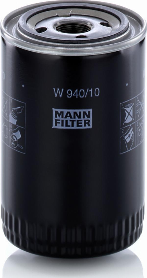 Mann-Filter W 940 (10) — Filtr oleju