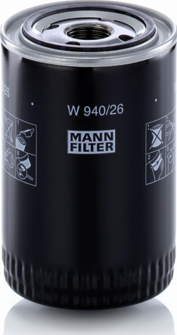 Mann-Filter W 940/26 — Filtr oleju
