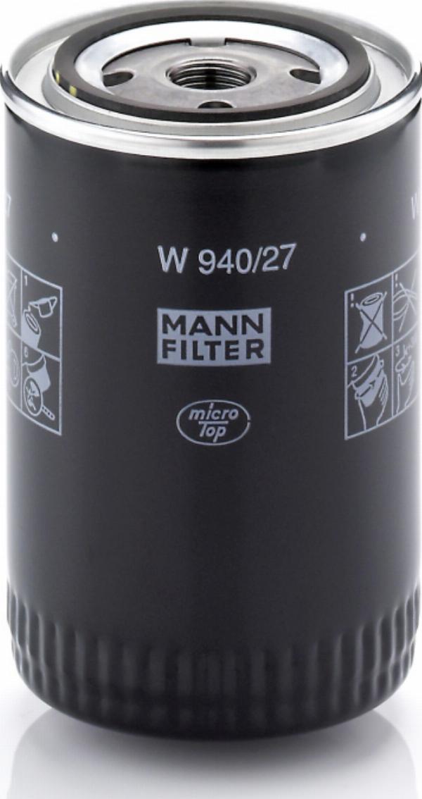 Mann-Filter W 940/27 — Filtr oleju