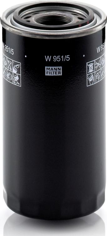 Mann-Filter W 951/5 — Filtr hydrauliczny, automatyczna skrzynia biegów