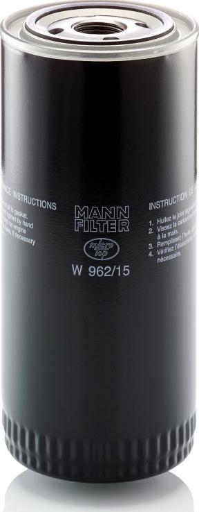 Mann-Filter W 962/15 — Filtr hydrauliczny, automatyczna skrzynia biegów