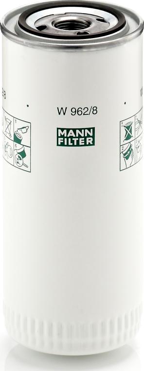 Mann-Filter W 962/8 — Filtr oleju