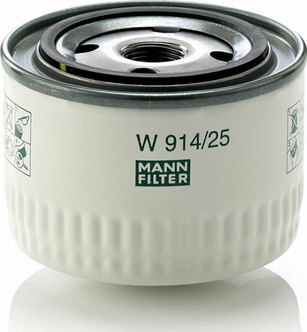 Mann-Filter W 914/25 — Filtr hydrauliczny, automatyczna skrzynia biegów