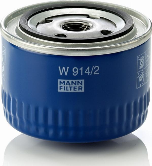 Mann-Filter W 914/2 — Filtr oleju