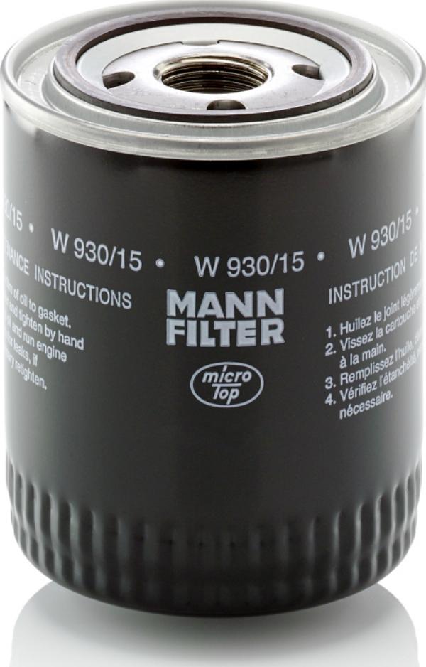 Mann-Filter W 930/15 — Filtr oleju