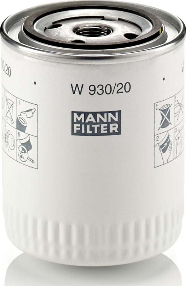 Mann-Filter W 930/20 — Filtr oleju