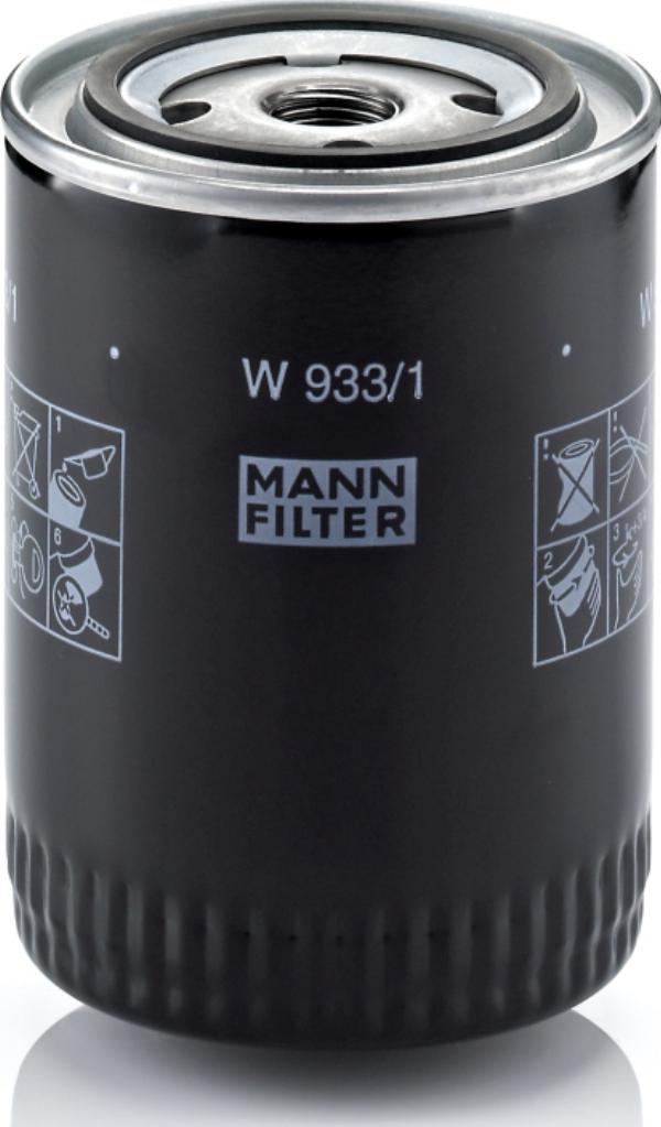 Mann-Filter W 933/1 — Filtr oleju