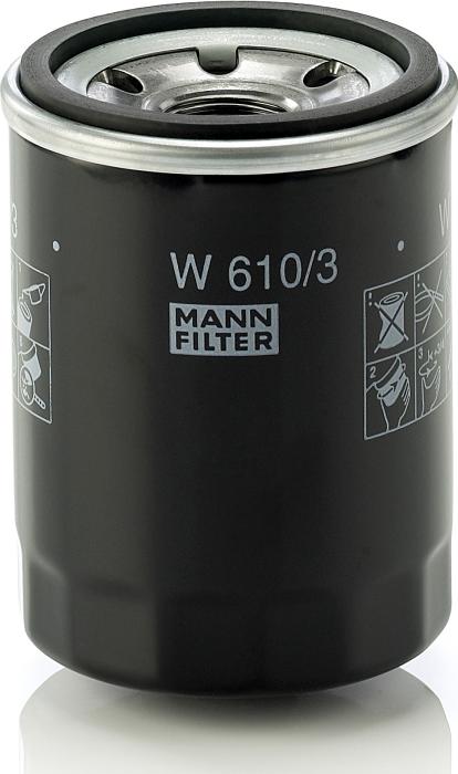 Mann-Filter W 610/3 — Filtr oleju
