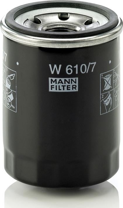 Mann-Filter W 610/7 — Filtr oleju