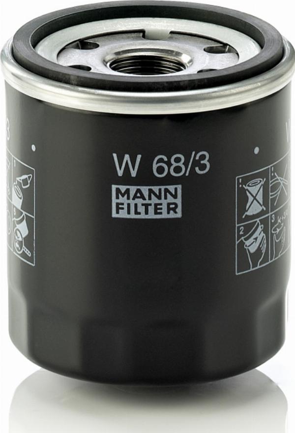Mann-Filter W 68/3 — Filtr oleju