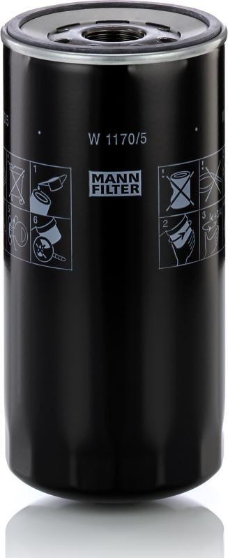 Mann-Filter W 1170/5 — Filtr oleju