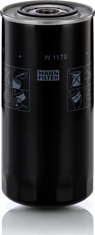 Mann-Filter W 1170 — Filtr oleju