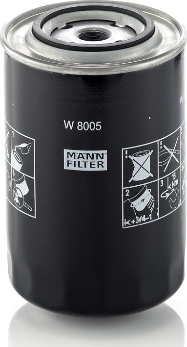 Mann-Filter W 8005 — Filtr oleju