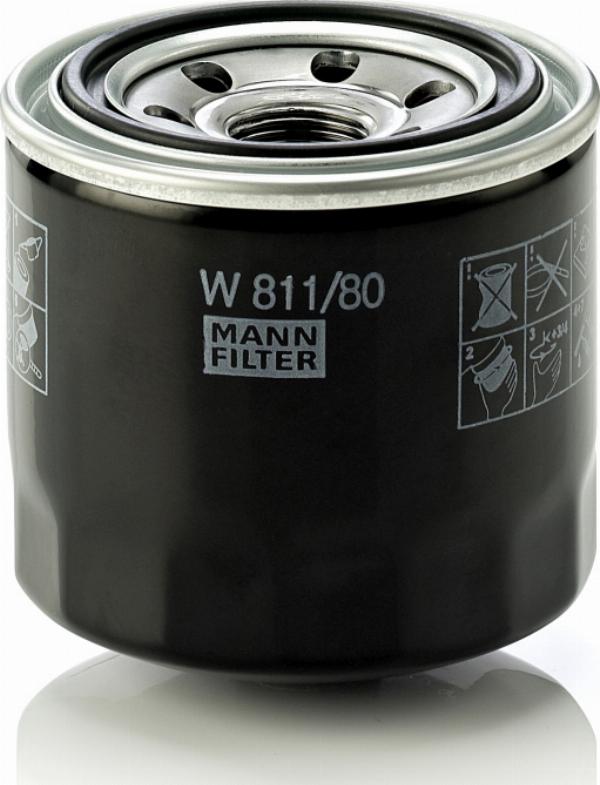 Mann-Filter W 811/80 — Filtr oleju