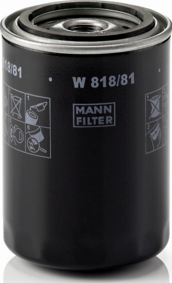 Mann-Filter W 818/81 — Filtr oleju