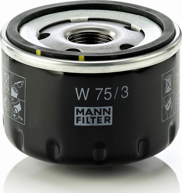 Mann-Filter W 75/3 — Filtr oleju