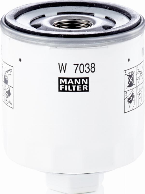Mann-Filter W 7038 — Filtr oleju