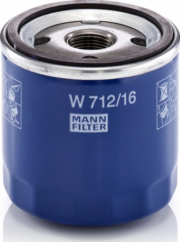 Mann-Filter W 712/16 — Filtr oleju