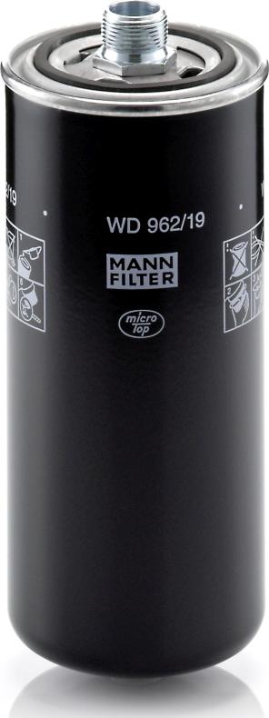 Mann-Filter WD 962/19 — Filtr hydrauliczny, automatyczna skrzynia biegów