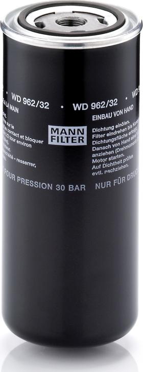 Mann-Filter WD 962/32 — Filtr oleju
