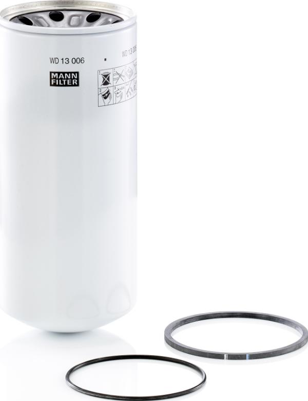 Mann-Filter WD 13 006 x — Filtr, hydraulika robocza