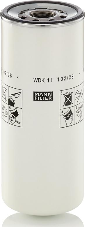 Mann-Filter WDK 11 102/28 — Filtr paliwa