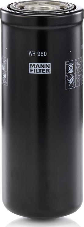 Mann-Filter WH 980 — Filtr hydrauliczny, automatyczna skrzynia biegów