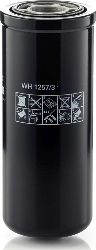 Mann-Filter WH 1257/3 — Filtr hydrauliczny, automatyczna skrzynia biegów