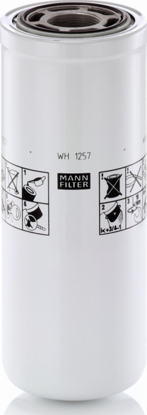 Mann-Filter WH 1257 — Filtr, hydraulika robocza