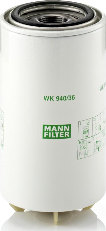 Mann-Filter WK 940/36 x — Filtr paliwa