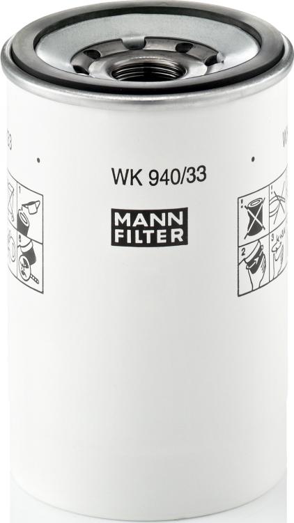 Mann-Filter WK 940/33 x — Filtr paliwa