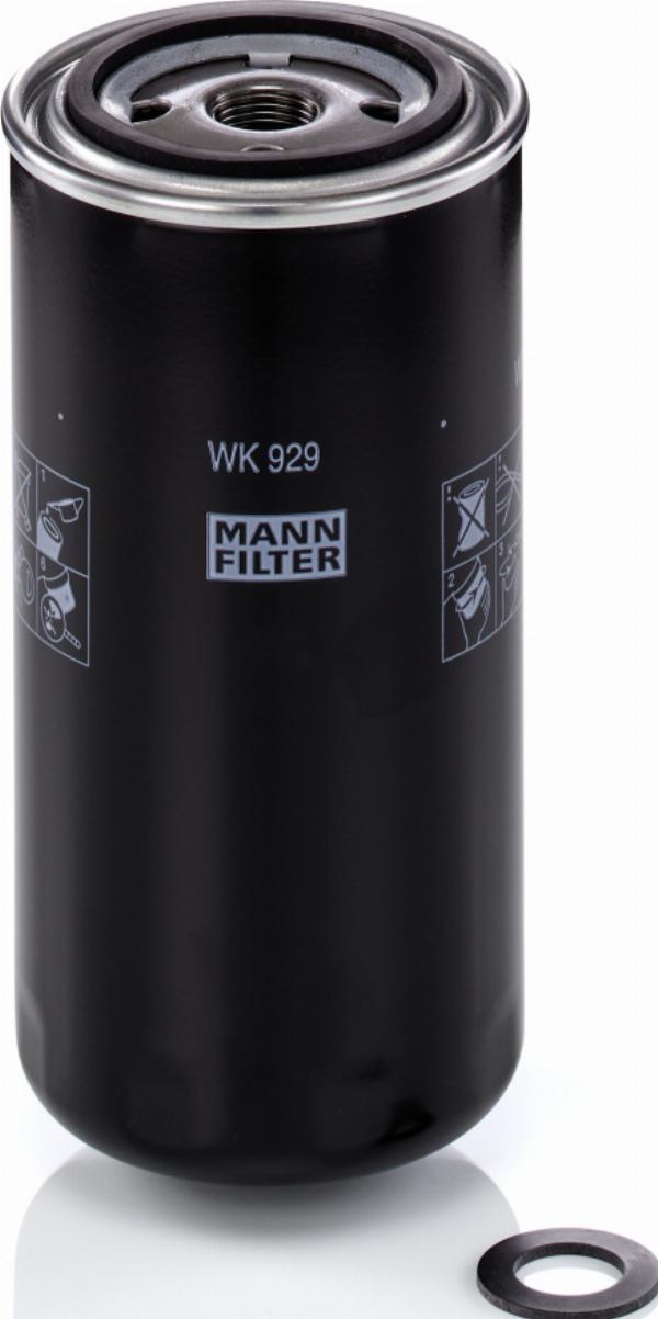 Mann-Filter WK 929 x — Filtr paliwa
