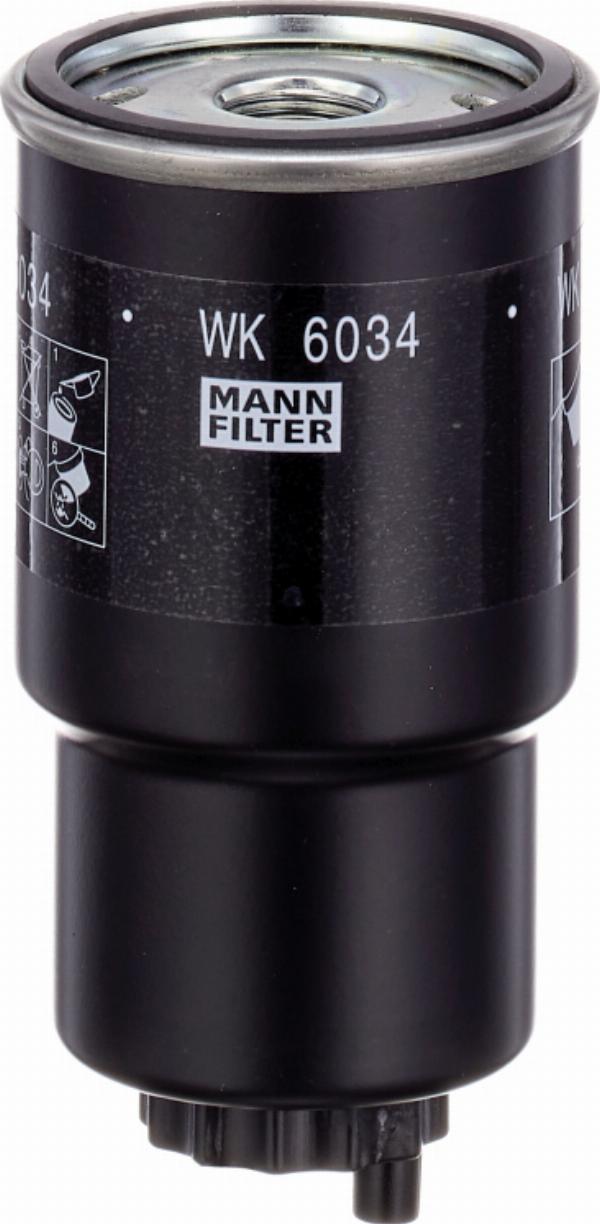 Mann-Filter WK 6034 — Filtr paliwa