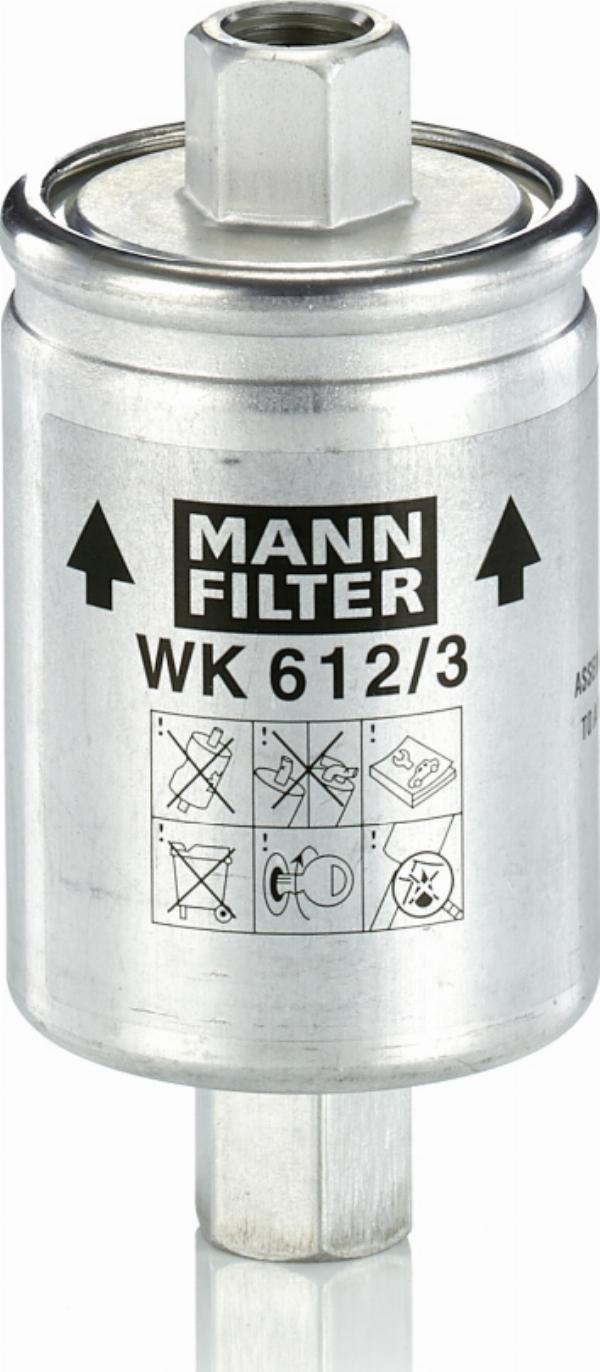 Mann-Filter WK 612/3 — Filtr paliwa