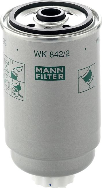 Mann-Filter WK 842/2 — Filtr paliwa
